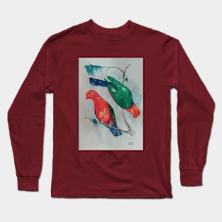 King Parrots - bird art by Garry Greenwood - Parrot design Long Sleeve T-Shirt